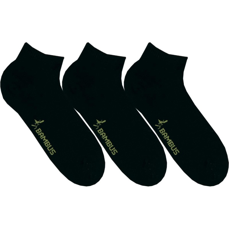 Bambus Socken, Kurzstrumpf schwarz