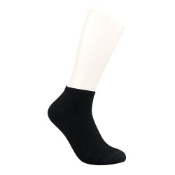 Bambus Socken, Kurzstrumpf schwarz