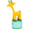 Lustige Drückfiguren, Holzfiguren, Tiere