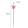 Fruchtspieße, Obstspieße, 20 Stück, 12cm, Flamingo